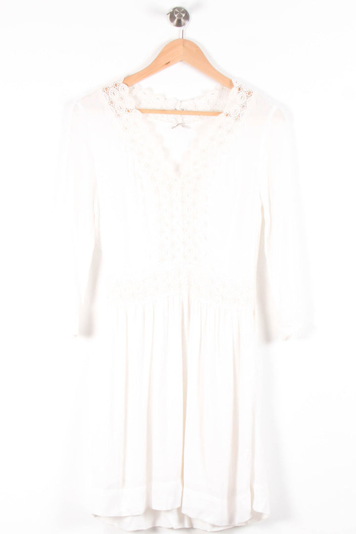 Robe Courte Blanche - Taille XS/34 de la marque IKKS | PARAD83682 - Vendu par Paradigme - Image 2