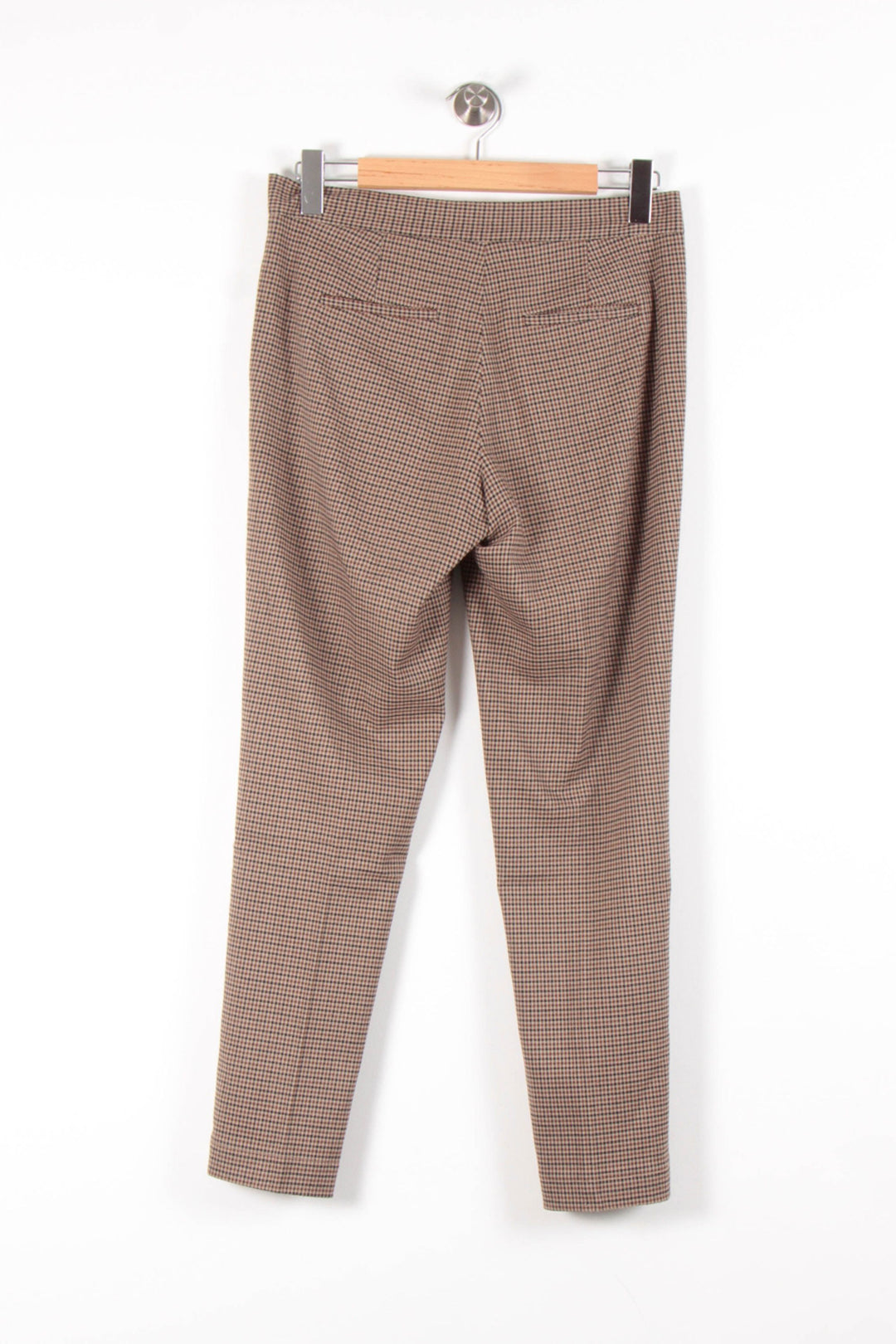 Pantalon À Carreaux Marron - Taille S/36 de la marque Pablo | PARAD83685 - Vendu par Paradigme - Image 4