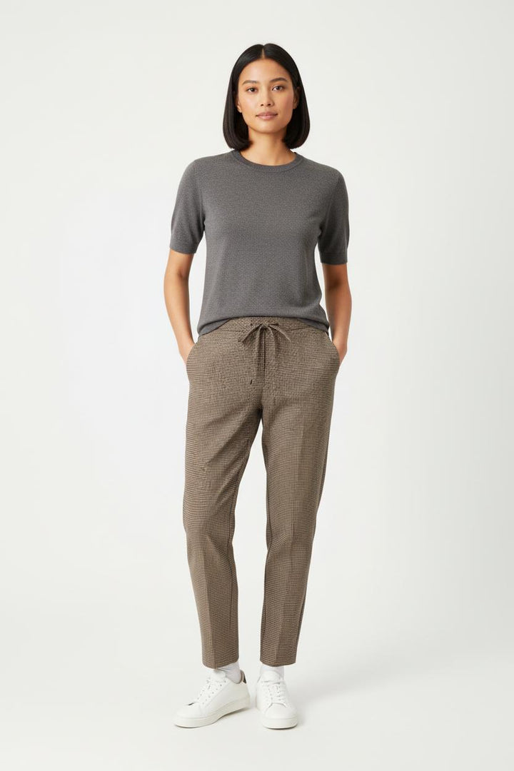 Pantalon À Carreaux Marron - Taille S/36 de la marque Pablo | PARAD83685 - Vendu par Paradigme - Image 1