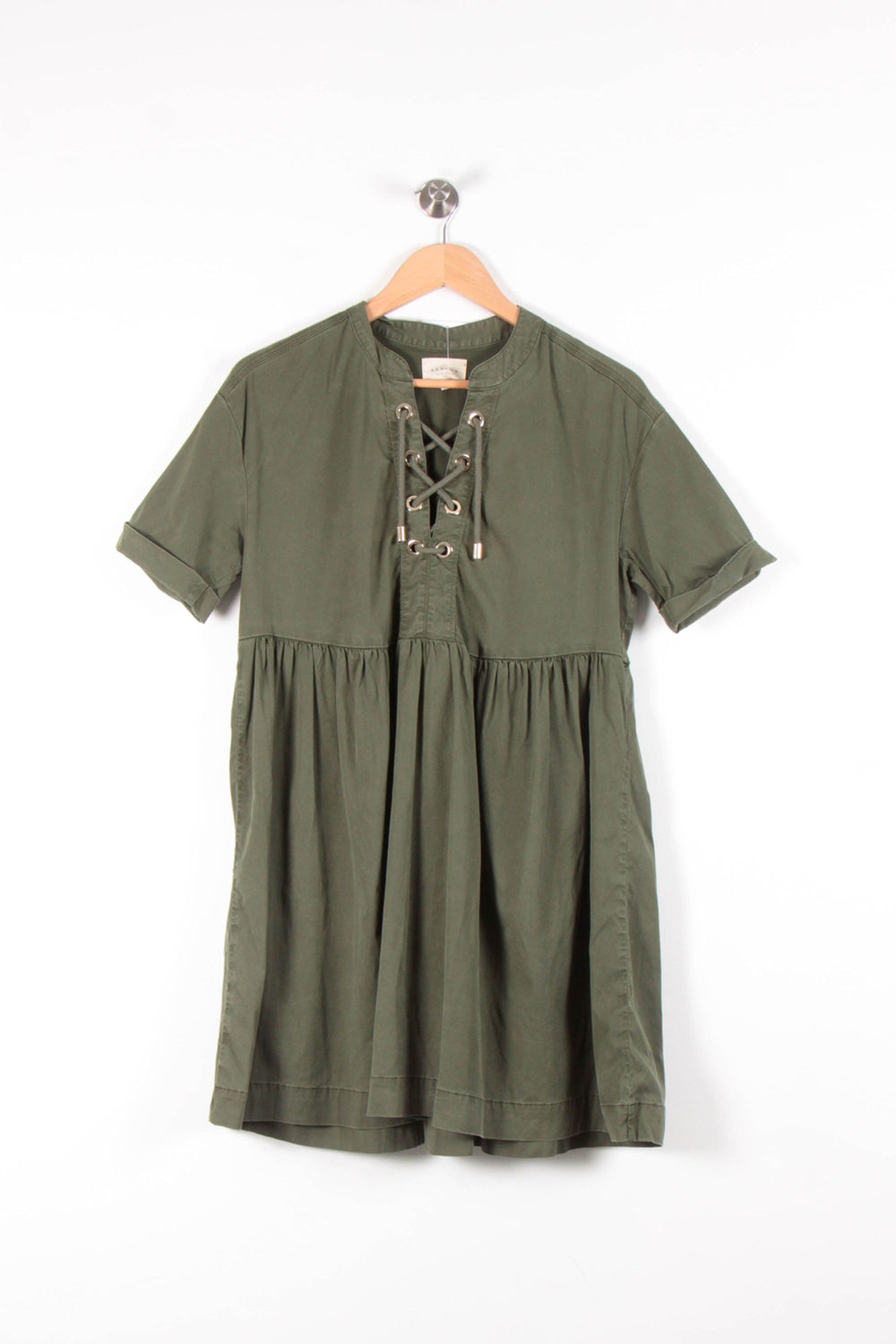 Robe Courte Verte - Taille S/36 de la marque Sézane | PARAD83688 - Vendu par Paradigme - Image 2
