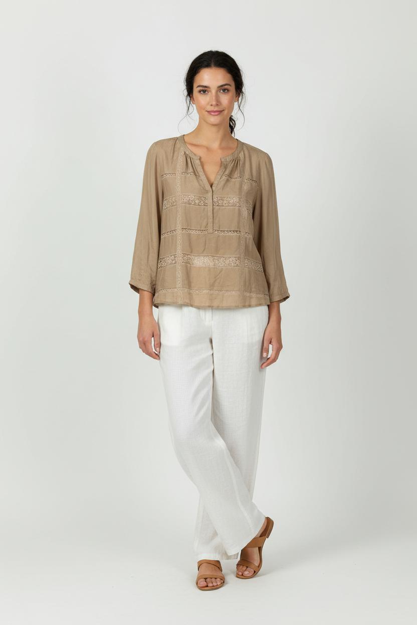 Blouse Marron - Taille XL/42 de la marque Pablo | PARAD8369 - Vendu par Paradigme - Image 1