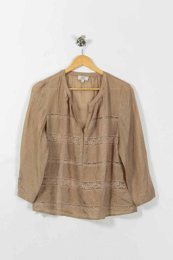 Blouse Marron - Taille XL/42 de la marque Pablo | PARAD8369 - Vendu par Paradigme - Image 2