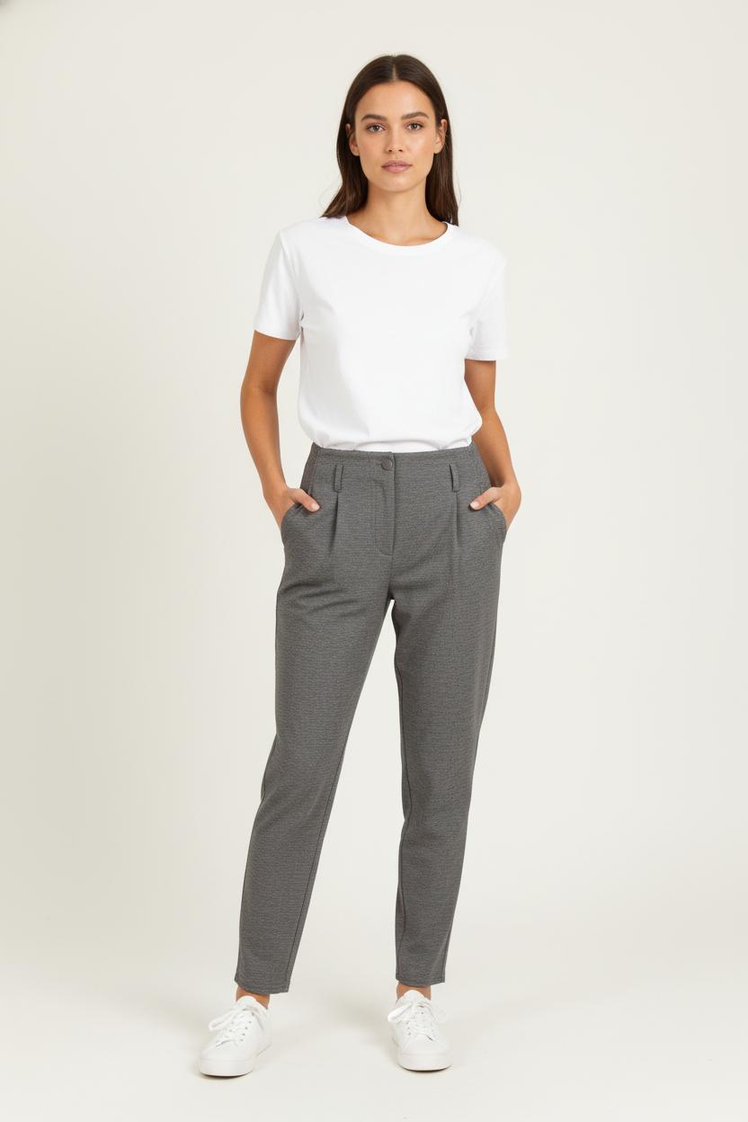 Pantalon Gris - Taille M/38 de la marque IKKS | PARAD83691 - Vendu par Paradigme - Image 1
