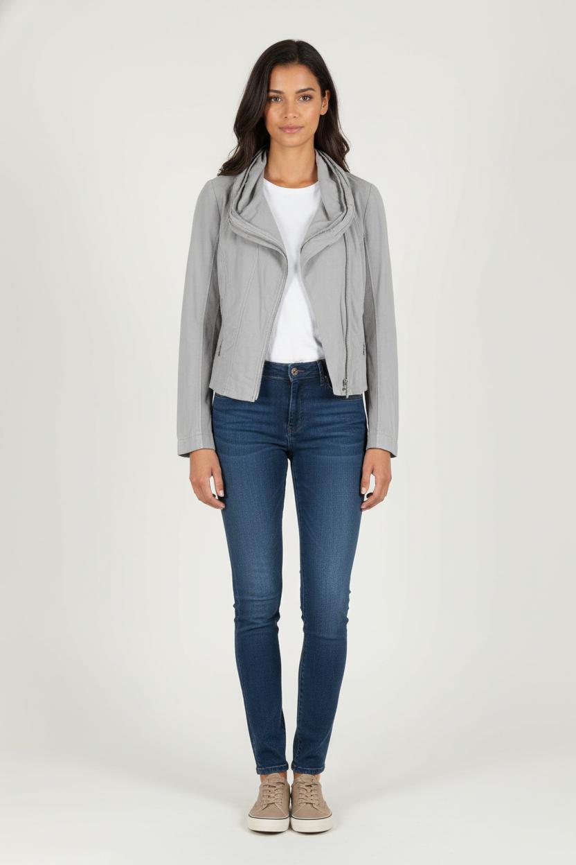 Veste Grise - Taille L/40 de la marque IKKS | PARAD83701 - Vendu par Paradigme - Image 1