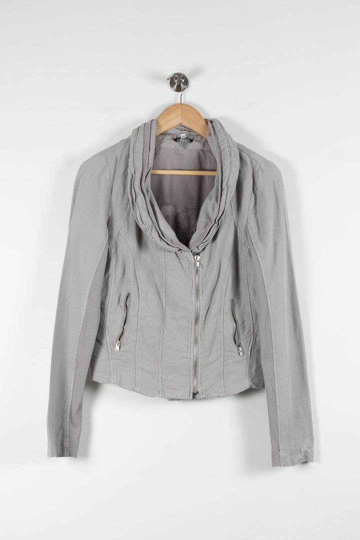 Veste Grise - Taille L/40 de la marque IKKS | PARAD83701 - Vendu par Paradigme - Image 2