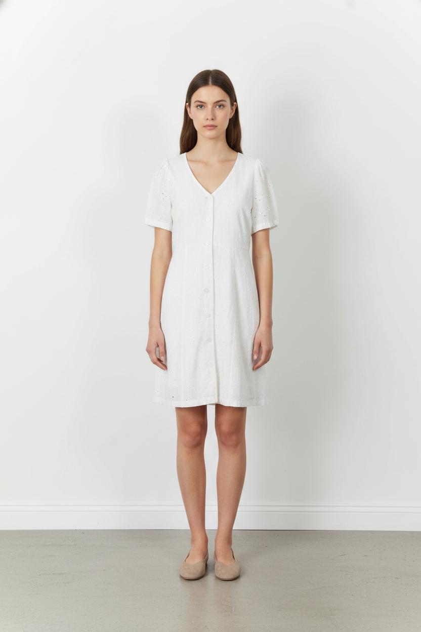 Robe Courte Blanche - Taille S/36 de la marque Karl Marc John | PARAD83707 - Vendu par Paradigme - Image 1