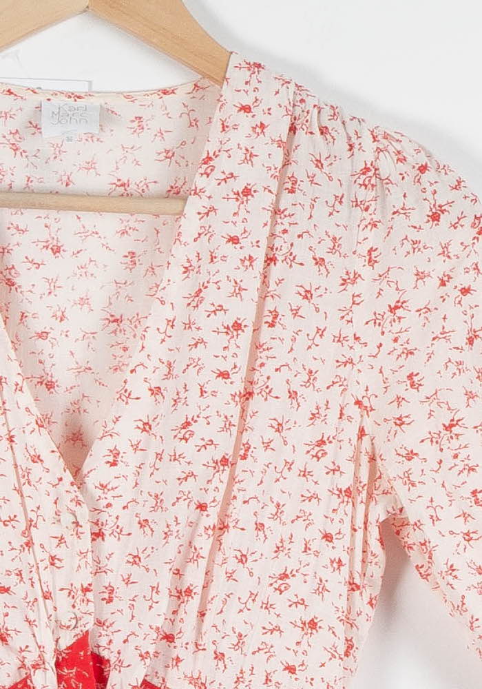 Robe Courte Rouge et Blanche - Taille S/36 de la marque Karl Marc John | PARAD83708 - Vendu par Paradigme - Image 3