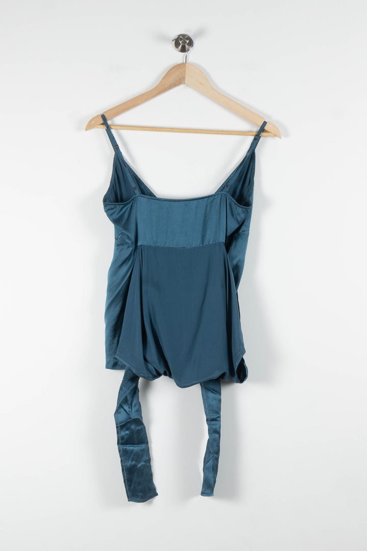 Robe Courte Bleue - Taille M/38 de la marque Chloé Stora | PARAD83727 - Vendu par Paradigme - Image 4