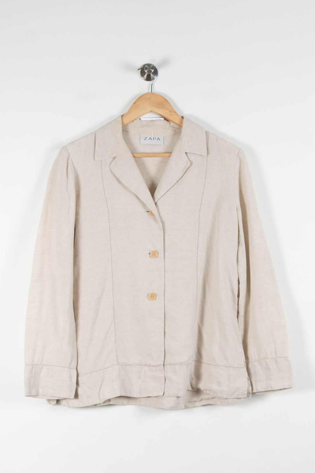 Veste Beige - Taille L/40 de la marque ZAPA | PARAD83736 - Vendu par Paradigme - Image 2