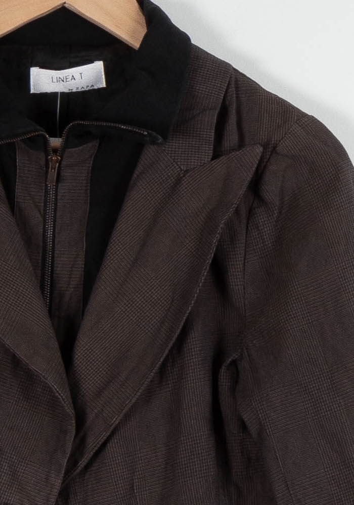 Blazer Marron - Taille S/36 de la marque ZAPA | PARAD83737 - Vendu par Paradigme - Image 3