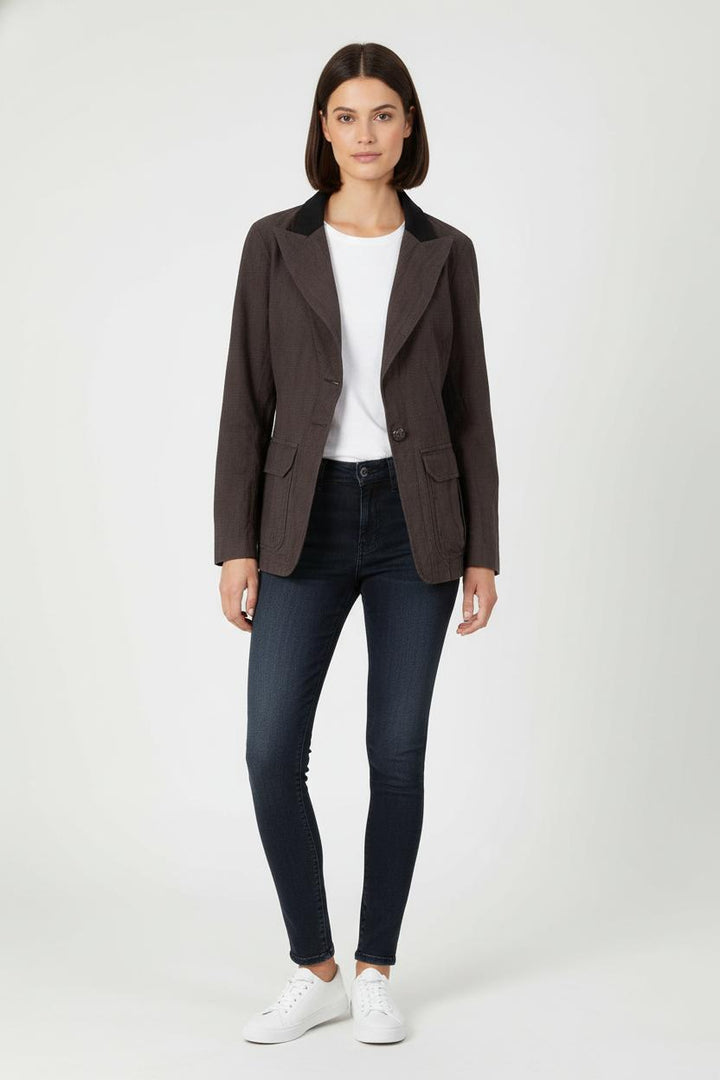 Blazer Marron - Taille S/36 de la marque ZAPA | PARAD83737 - Vendu par Paradigme - Image 1