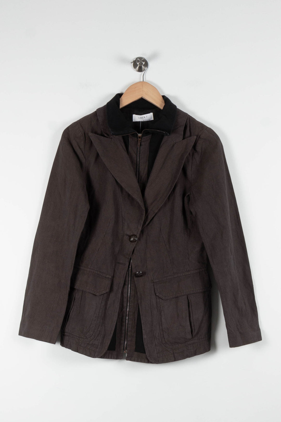 Blazer Marron - Taille S/36 de la marque ZAPA | PARAD83737 - Vendu par Paradigme - Image 2