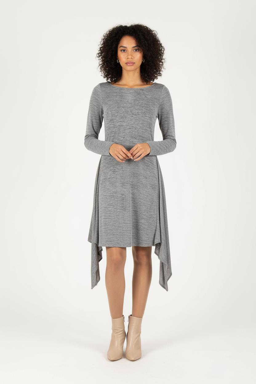 Robe Asymétrique Grise - Taille XS/34 de la marque The Kooples - Sport | PARAD83741 - Vendu par Paradigme - Image 1