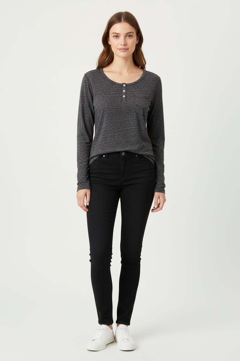 Henley Gris - Taille S/36 de la marque Soeur | PARAD83742 - Vendu par Paradigme - Image 1