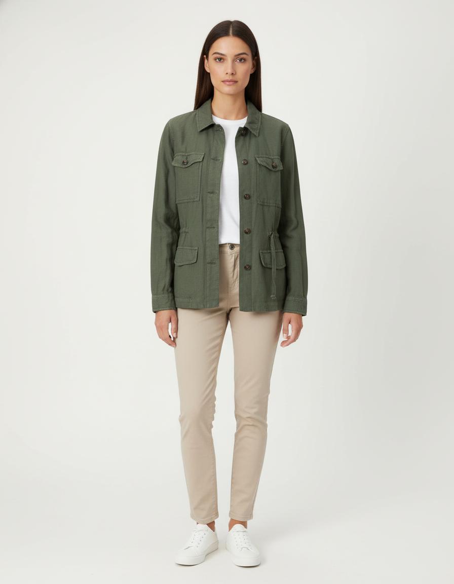 Veste Verte - Taille M/38 de la marque Caroll | PARAD83751 - Vendu par Paradigme - Image 1