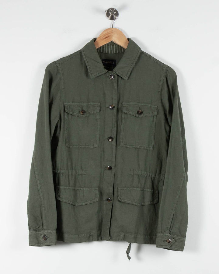 Veste Verte - Taille M/38 de la marque Caroll | PARAD83751 - Vendu par Paradigme - Image 2