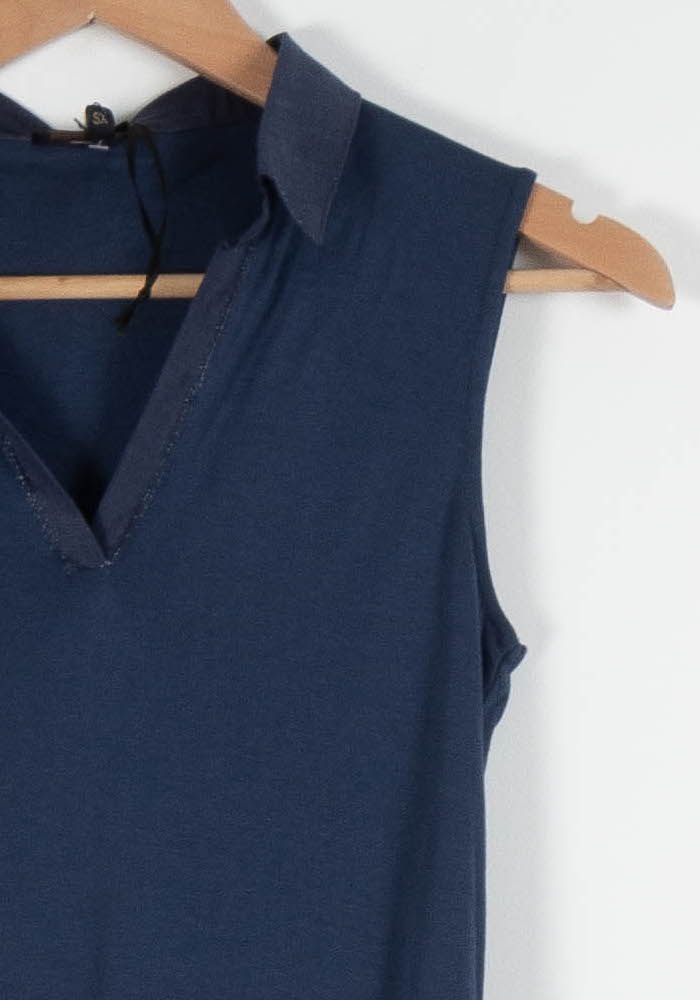 Débardeur Bleu - Taille XS/34 de la marque Caroll | PARAD83757 - Vendu par Paradigme - Image 3