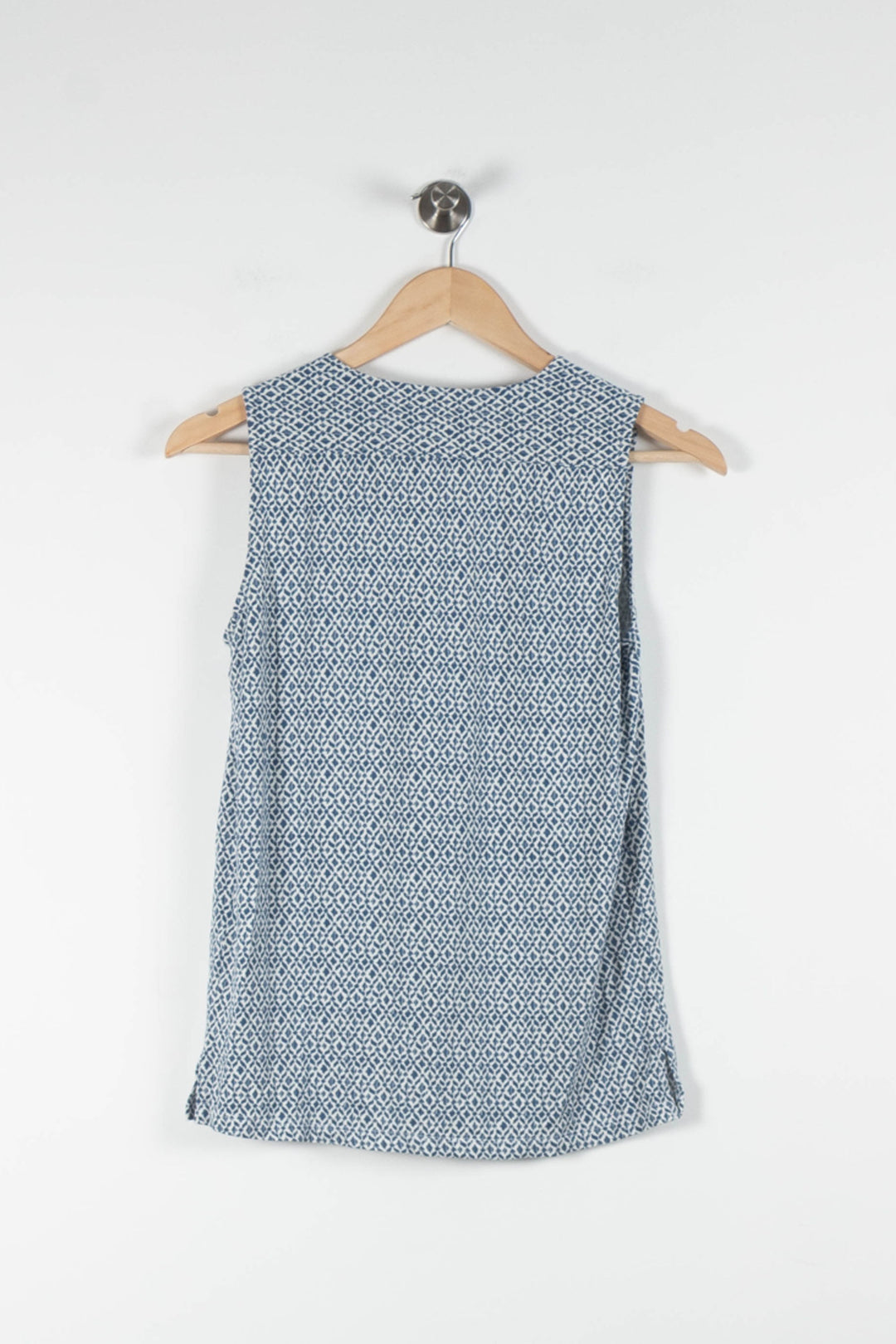 Blouse Sans Manches Bleue et Blanche - Taille XS/34 de la marque Caroll | PARAD83759 - Vendu par Paradigme - Image 4