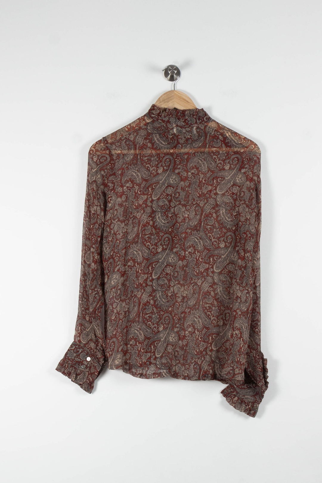 Blouse Bordeaux - Taille M/38 de la marque Bérénice | PARAD83764 - Vendu par Paradigme - Image 4