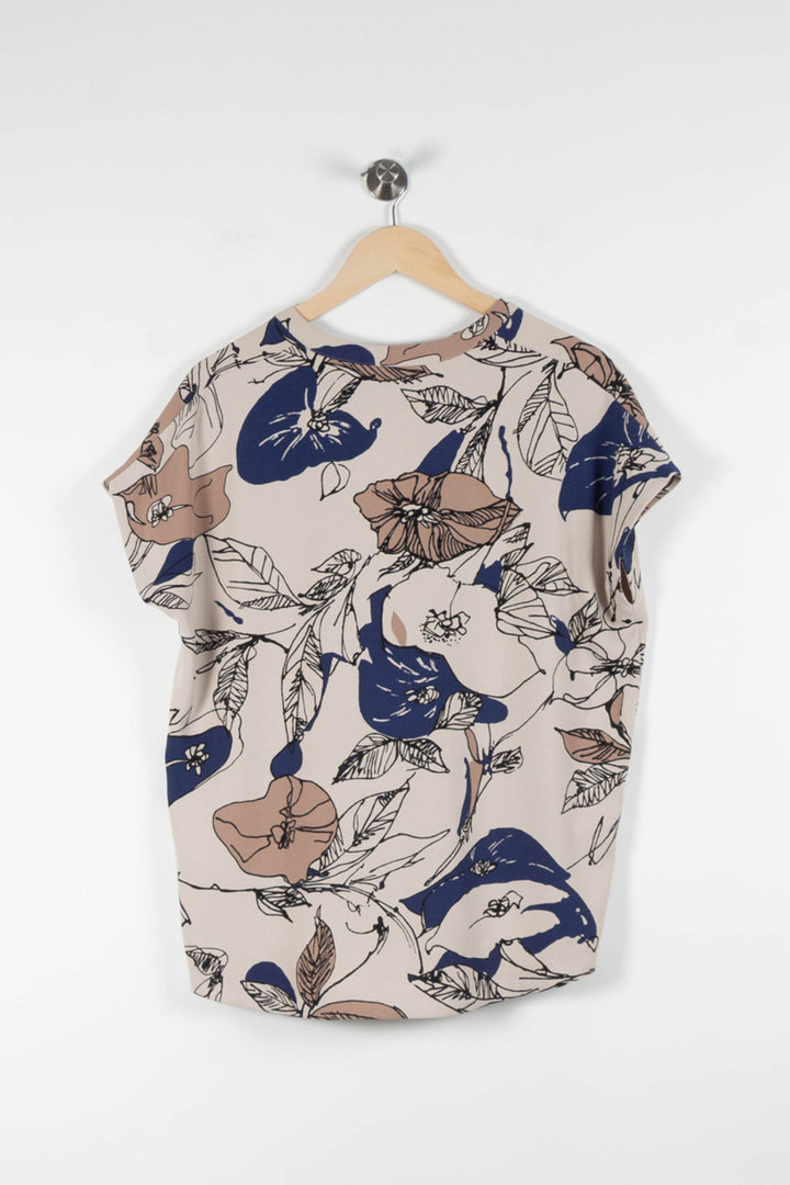 Blouse Beige et Bleu - Taille M/38 de la marque Essentiel Antwerp | PARAD83772 - Vendu par Paradigme - Image 4