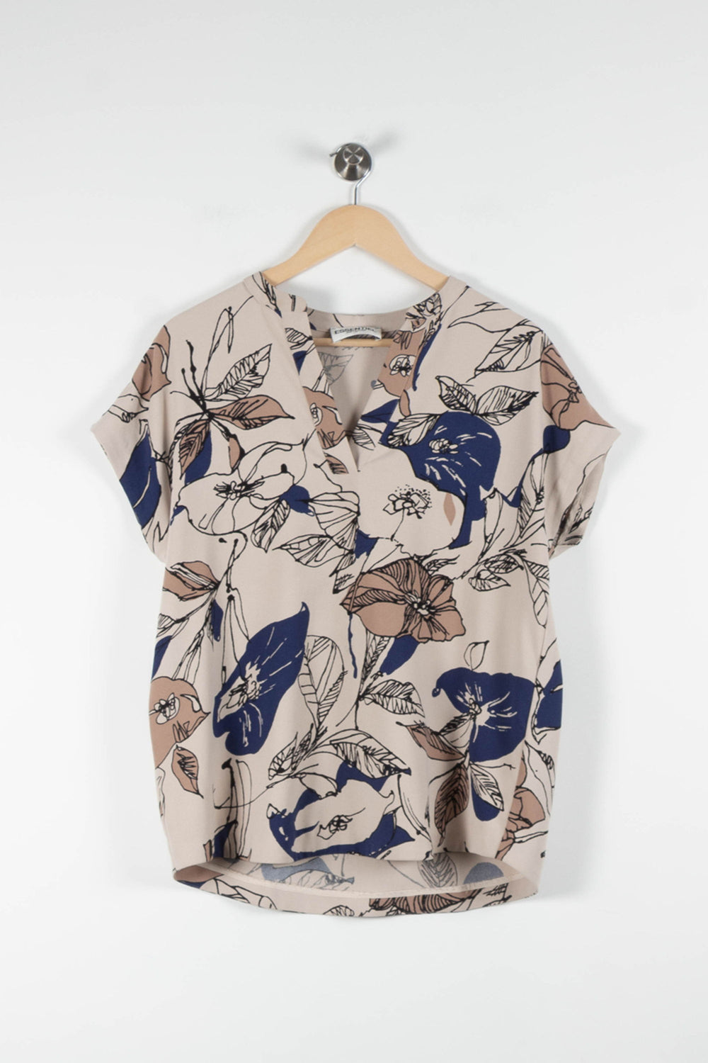 Blouse Beige et Bleu - Taille M/38 de la marque Essentiel Antwerp | PARAD83772 - Vendu par Paradigme - Image 2