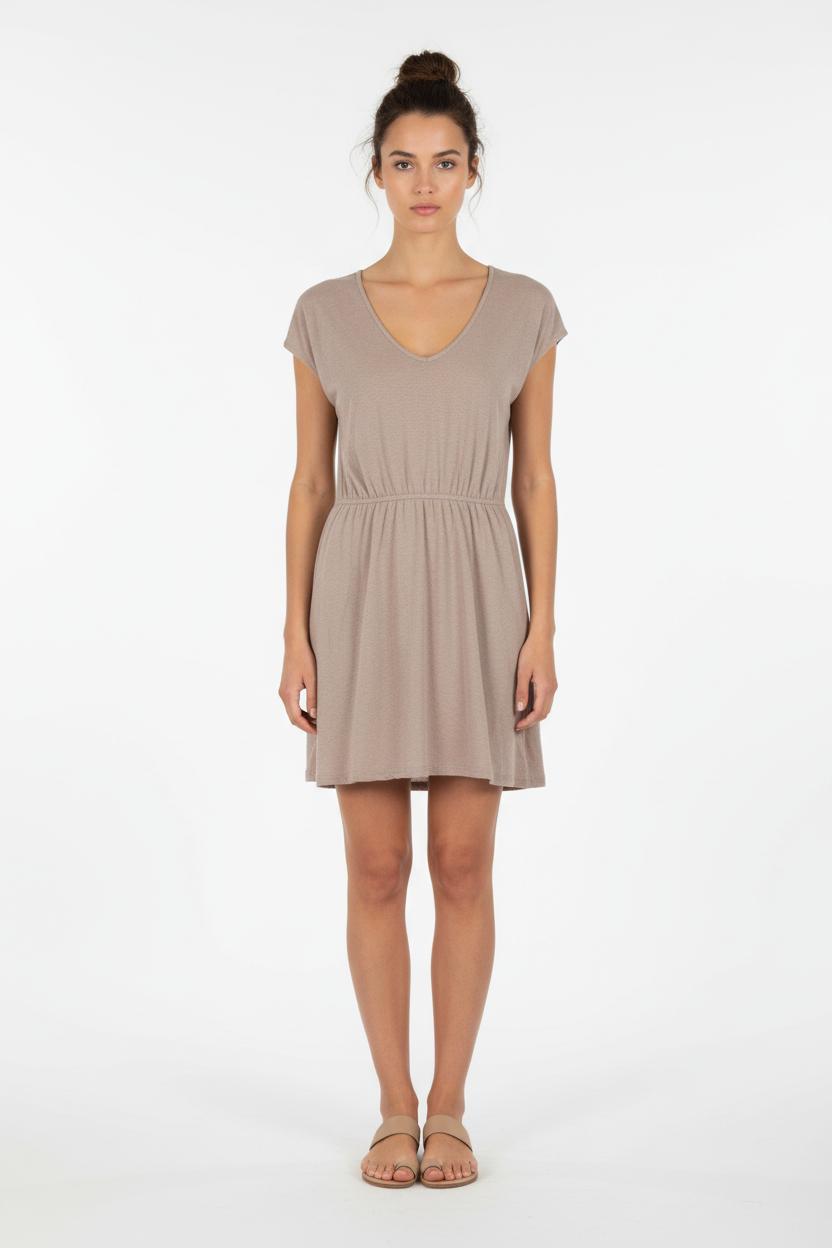 Robe Midi Beige - Taille S/36 de la marque Grace & Mila | PARAD83775 - Vendu par Paradigme - Image 1