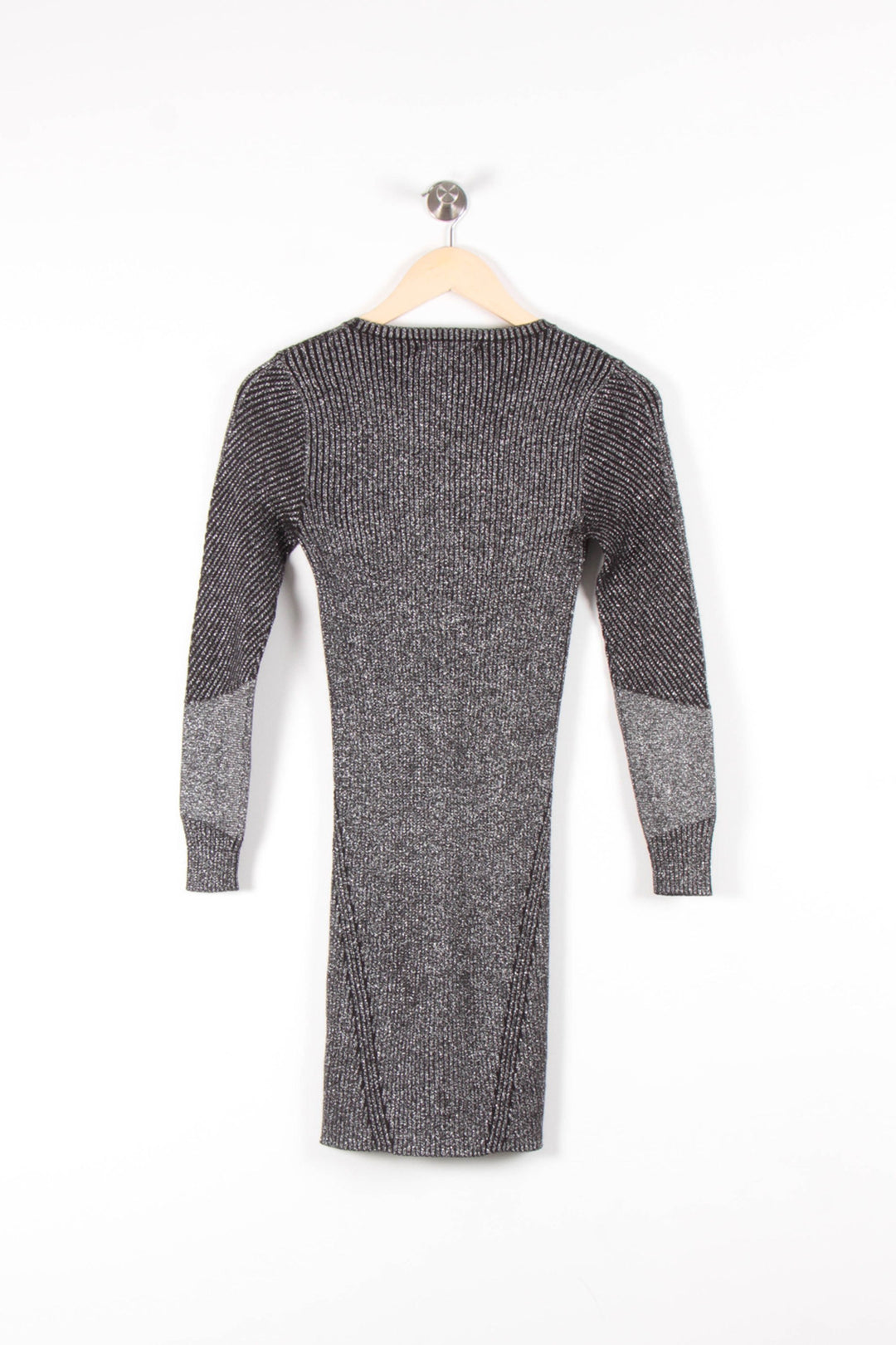 Robe Pull Noire et Grise - Taille XS/34 de la marque Bérénice | PARAD83776 - Vendu par Paradigme - Image 4