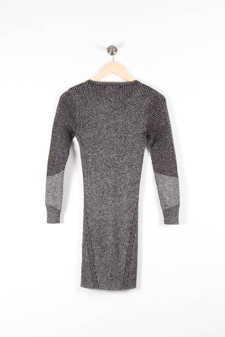 Robe Pull Noire et Grise - Taille XS/34 de la marque Bérénice | PARAD83776 - Vendu par Paradigme - Image 4