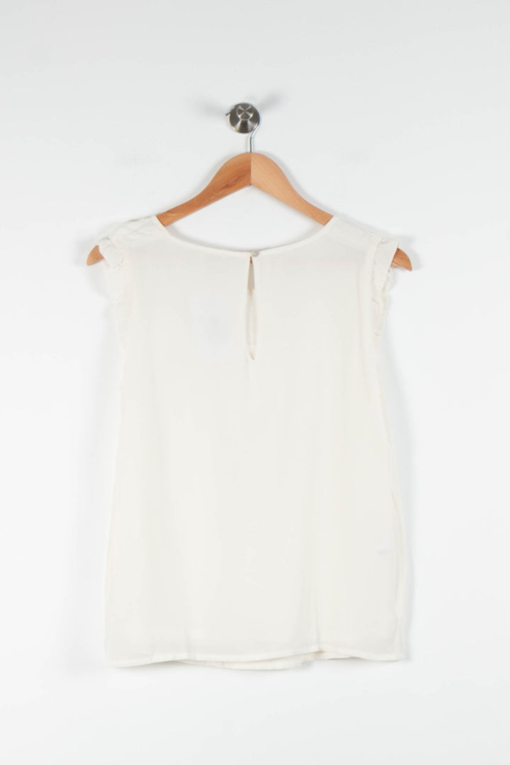 Blouse Blanche - Taille M/38 de la marque Maje | PARAD83783 - Vendu par Paradigme - Image 4