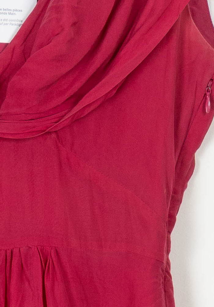 Robe Midi Rose - Taille S/36 de la marque ZAPA | PARAD83788 - Vendu par Paradigme - Image 3