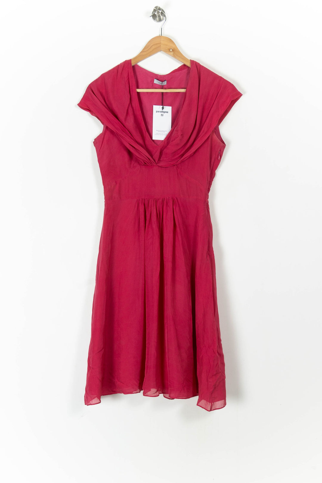 Robe Midi Rose - Taille S/36 de la marque ZAPA | PARAD83788 - Vendu par Paradigme - Image 2