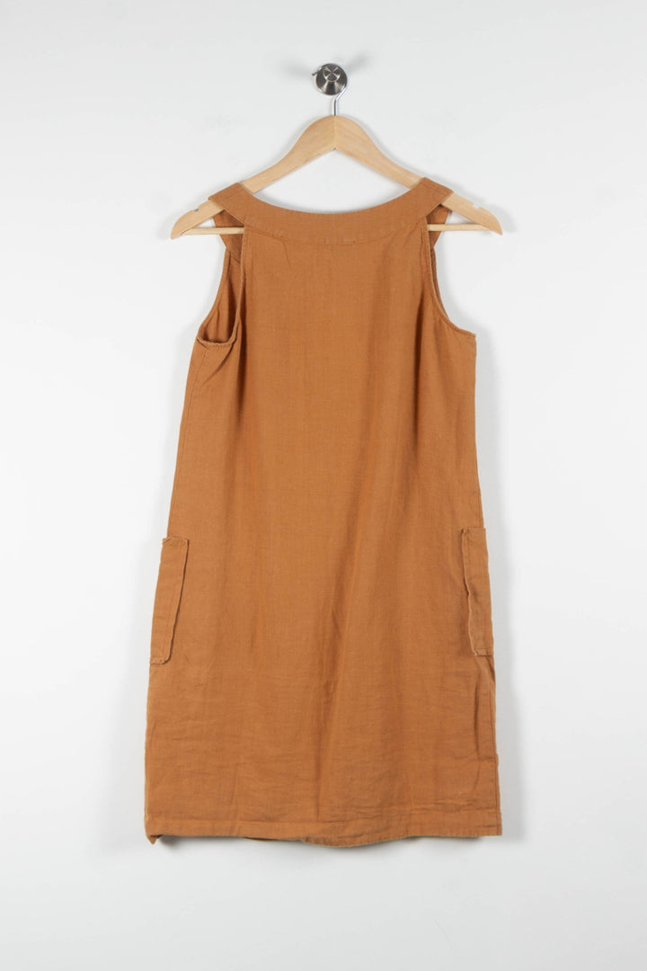 Robe Sans Manches Orange - Taille S/36 de la marque Caroll | PARAD83789 - Vendu par Paradigme - Image 4