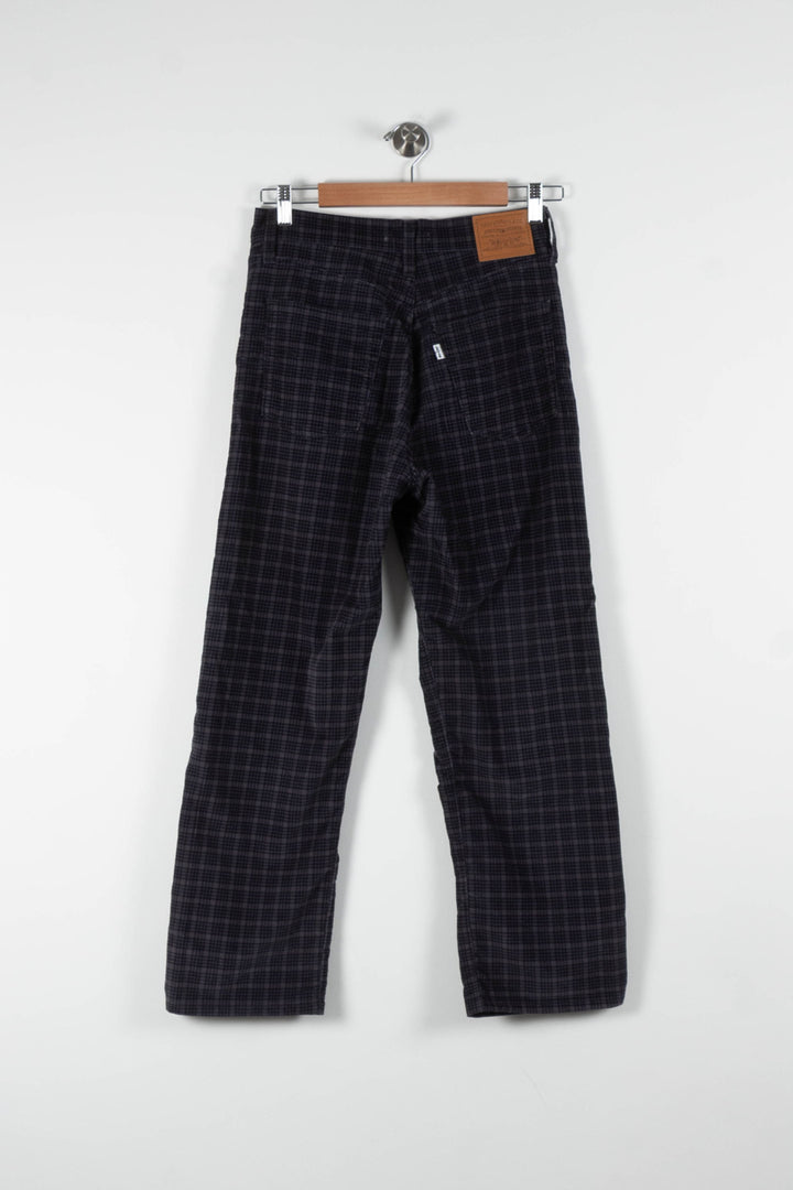Pantalon Bleu à Carreaux - Taille S/36 de la marque Levi's | PARAD83790 - Vendu par Paradigme - Image 4