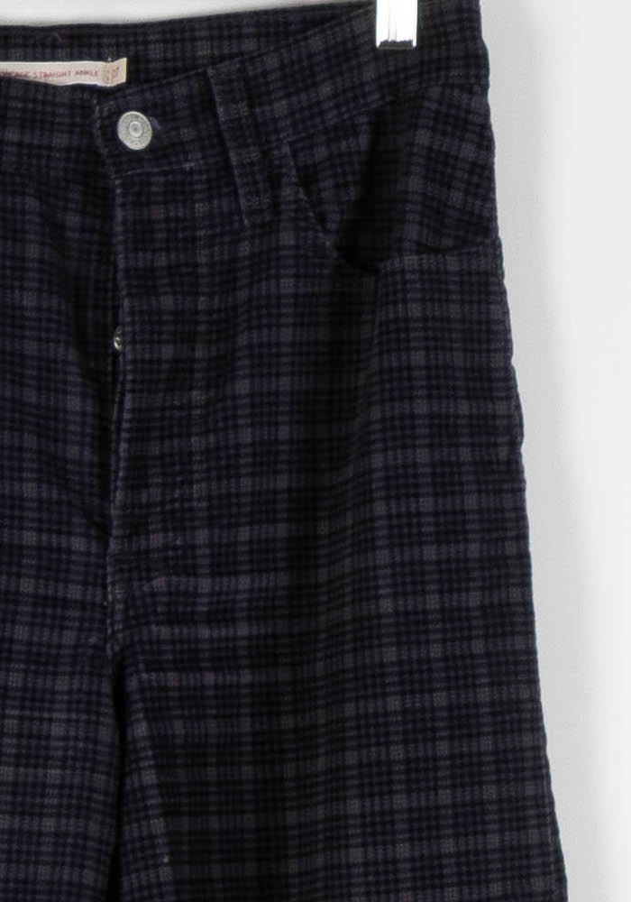 Pantalon Bleu à Carreaux - Taille S/36 de la marque Levi's | PARAD83790 - Vendu par Paradigme - Image 3
