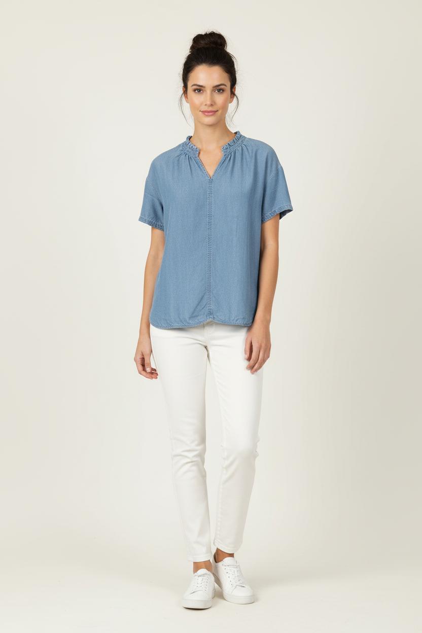 Blouse Bleue - Taille S/36 de la marque Ekyog | PARAD83791 - Vendu par Paradigme - Image 1