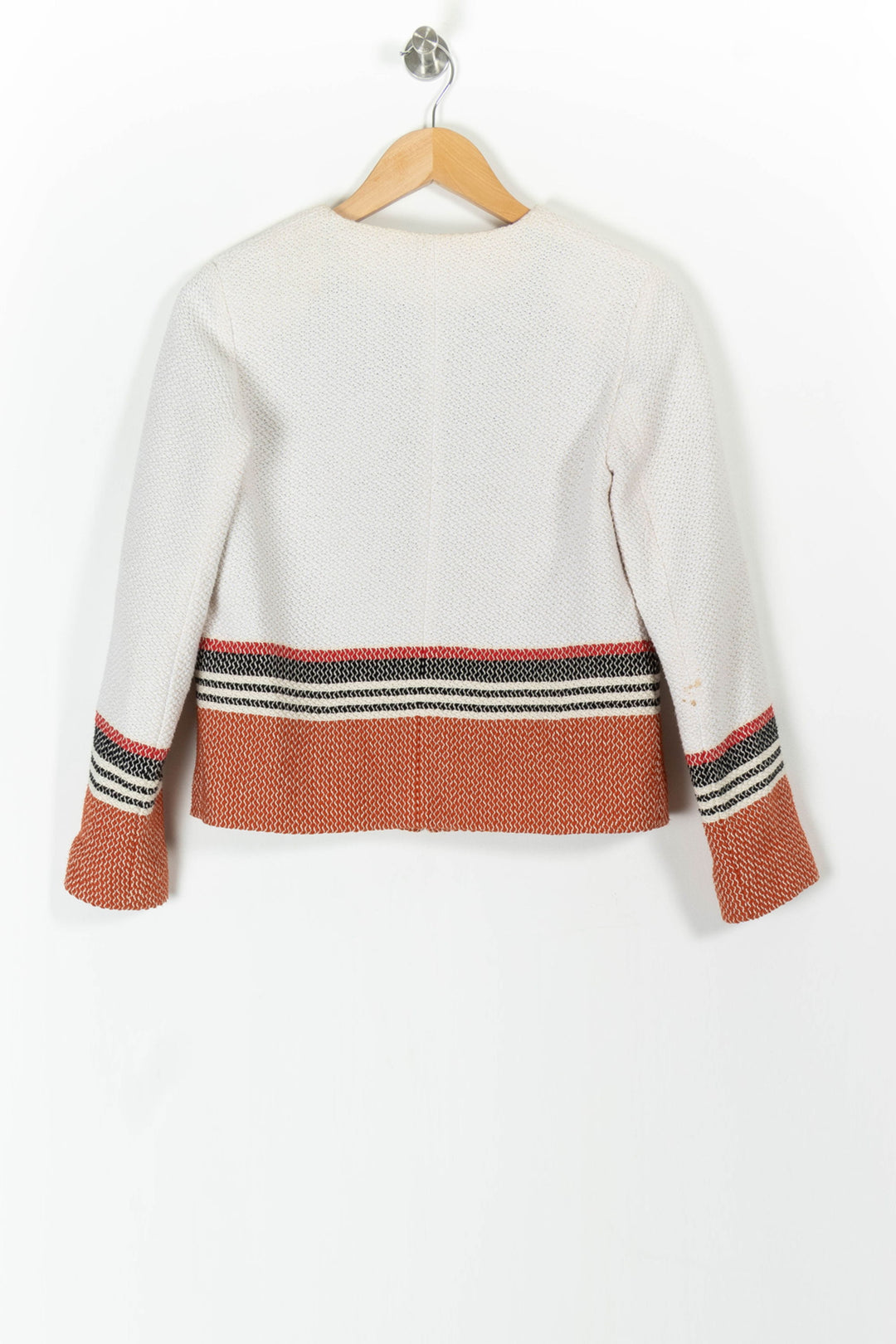 Veste Blanche et Orange - Taille S/36 de la marque Sandro | PARAD83797 - Vendu par Paradigme - Image 4