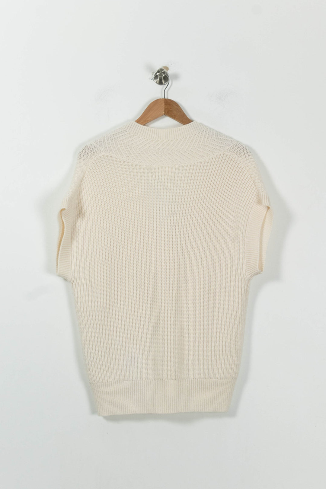 Débardeur Maille Blanc - Taille S/36 de la marque Maison 123 | PARAD83800 - Vendu par Paradigme - Image 4