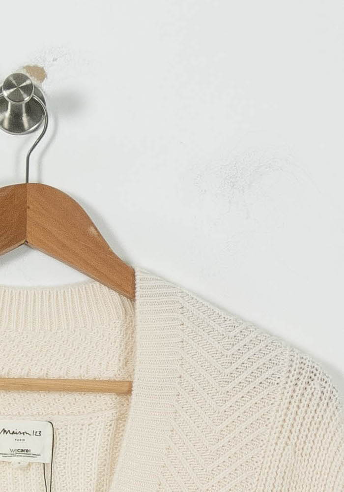 Débardeur Maille Blanc - Taille S/36 de la marque Maison 123 | PARAD83800 - Vendu par Paradigme - Image 3