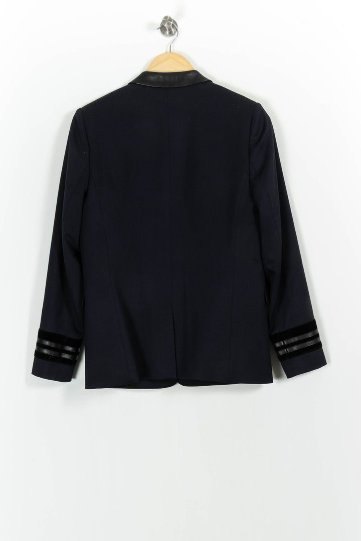 Blazer Bleu et Noir - Taille S/36 de la marque The Kooples | PARAD83803 - Vendu par Paradigme - Image 4