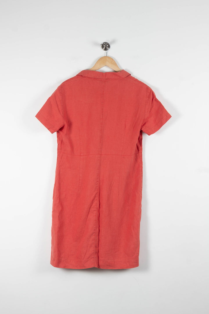 Robe Chemise Orange - Taille XL/42 de la marque Caroll | PARAD83804 - Vendu par Paradigme - Image 4