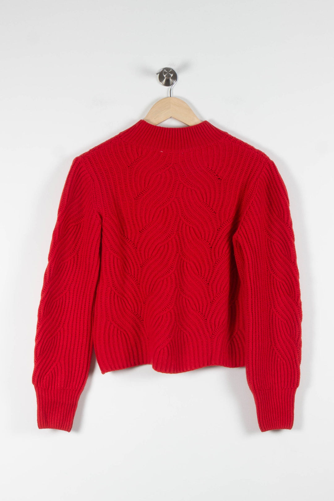 Pull Rouge - Taille S/36 de la marque Soi Paris | PARAD83806 - Vendu par Paradigme - Image 4