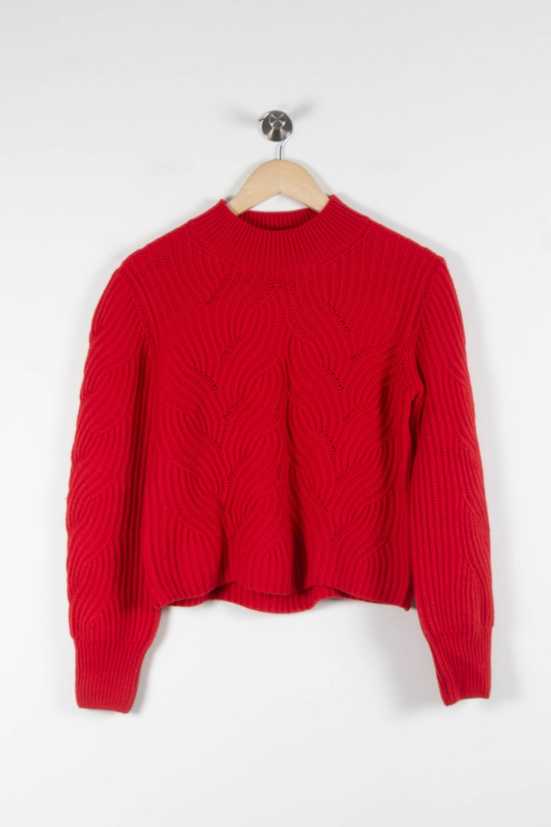 Pull Rouge - Taille S/36 de la marque Soi Paris | PARAD83806 - Vendu par Paradigme - Image 2