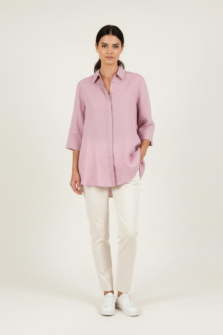 Chemise Longue Rose - Taille XXL/44 de la marque Marina Rinaldi | PARAD83816 - Vendu par Paradigme - Image 1