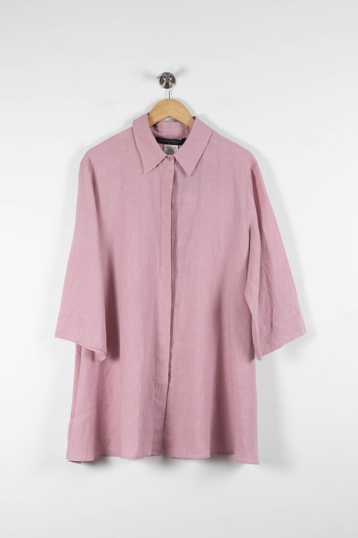 Chemise Longue Rose - Taille XXL/44 de la marque Marina Rinaldi | PARAD83816 - Vendu par Paradigme - Image 2
