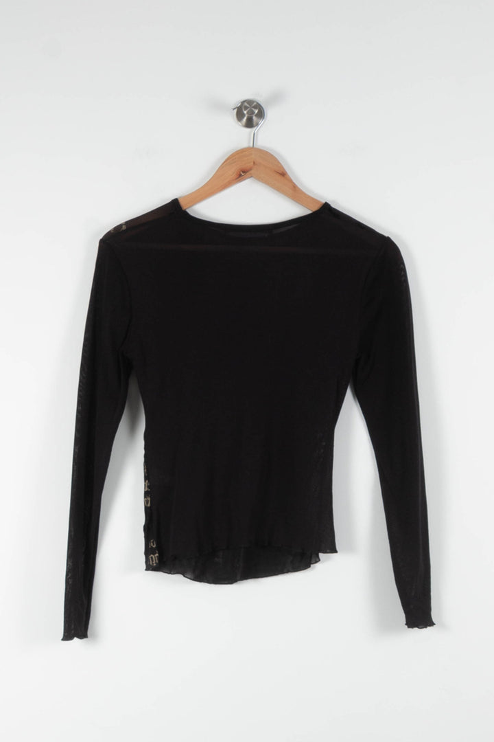 Tee-shirt Noir et Beige - Taille XL/42 de la marque Caroll | PARAD83818 - Vendu par Paradigme - Image 4