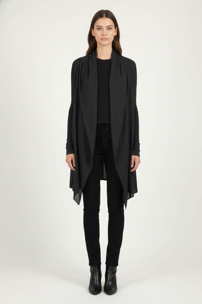 Cardigan Noir - Taille XXL/44 de la marque Marina Rinaldi | PARAD83820 - Vendu par Paradigme - Image 1