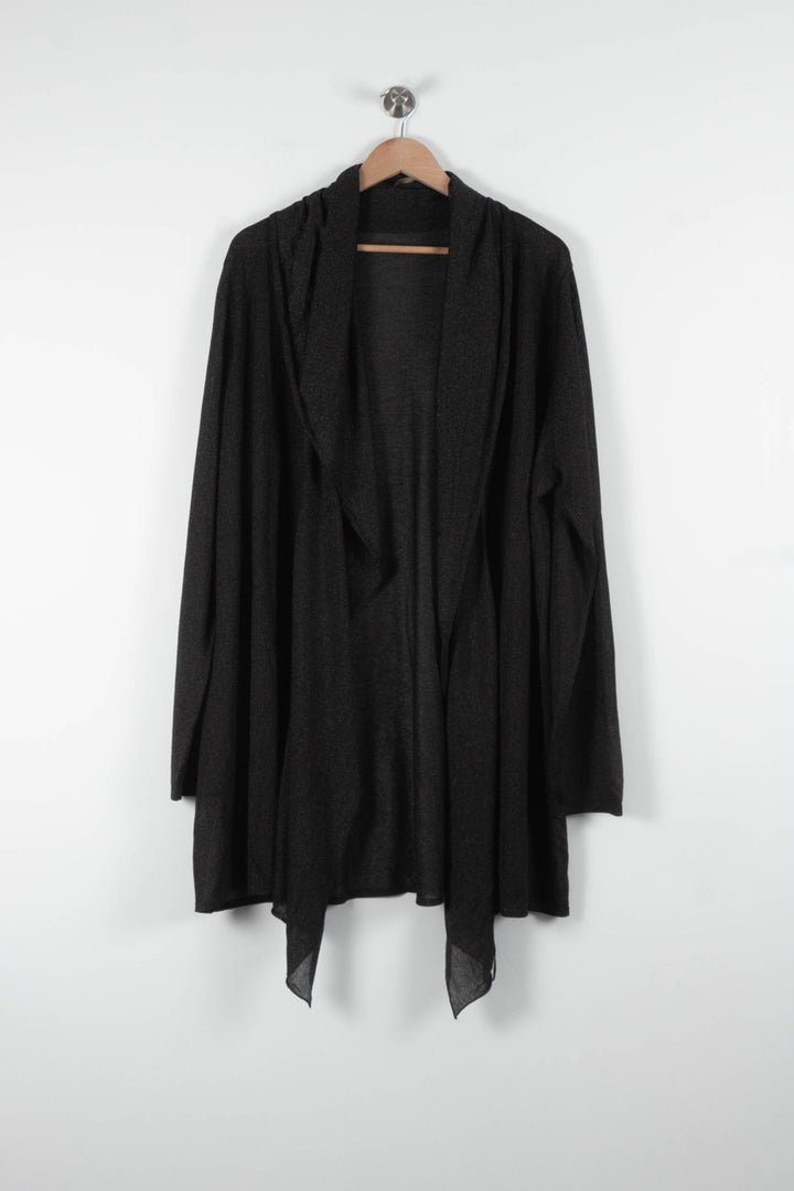 Cardigan Noir - Taille XXL/44 de la marque Marina Rinaldi | PARAD83820 - Vendu par Paradigme - Image 2