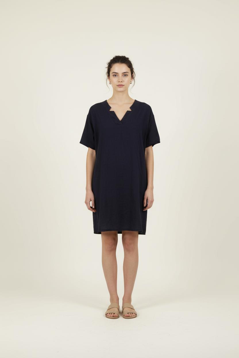 Robe Droite Bleue - Taille S/36 de la marque Maison 123 | PARAD83827 - Vendu par Paradigme - Image 1