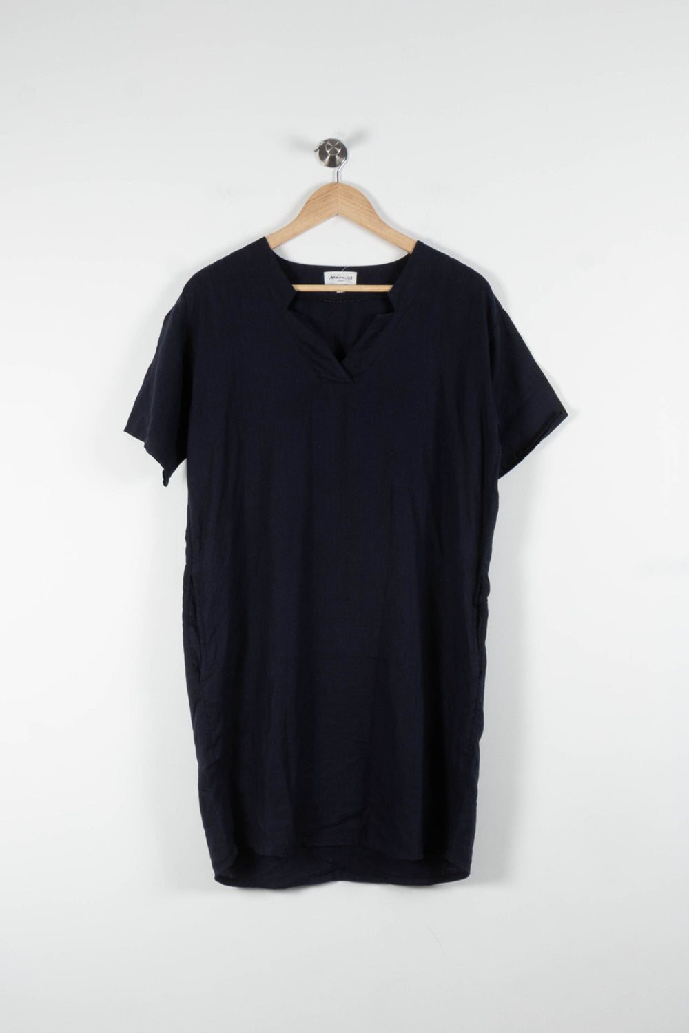 Robe Droite Bleue - Taille S/36 de la marque Maison 123 | PARAD83827 - Vendu par Paradigme - Image 2