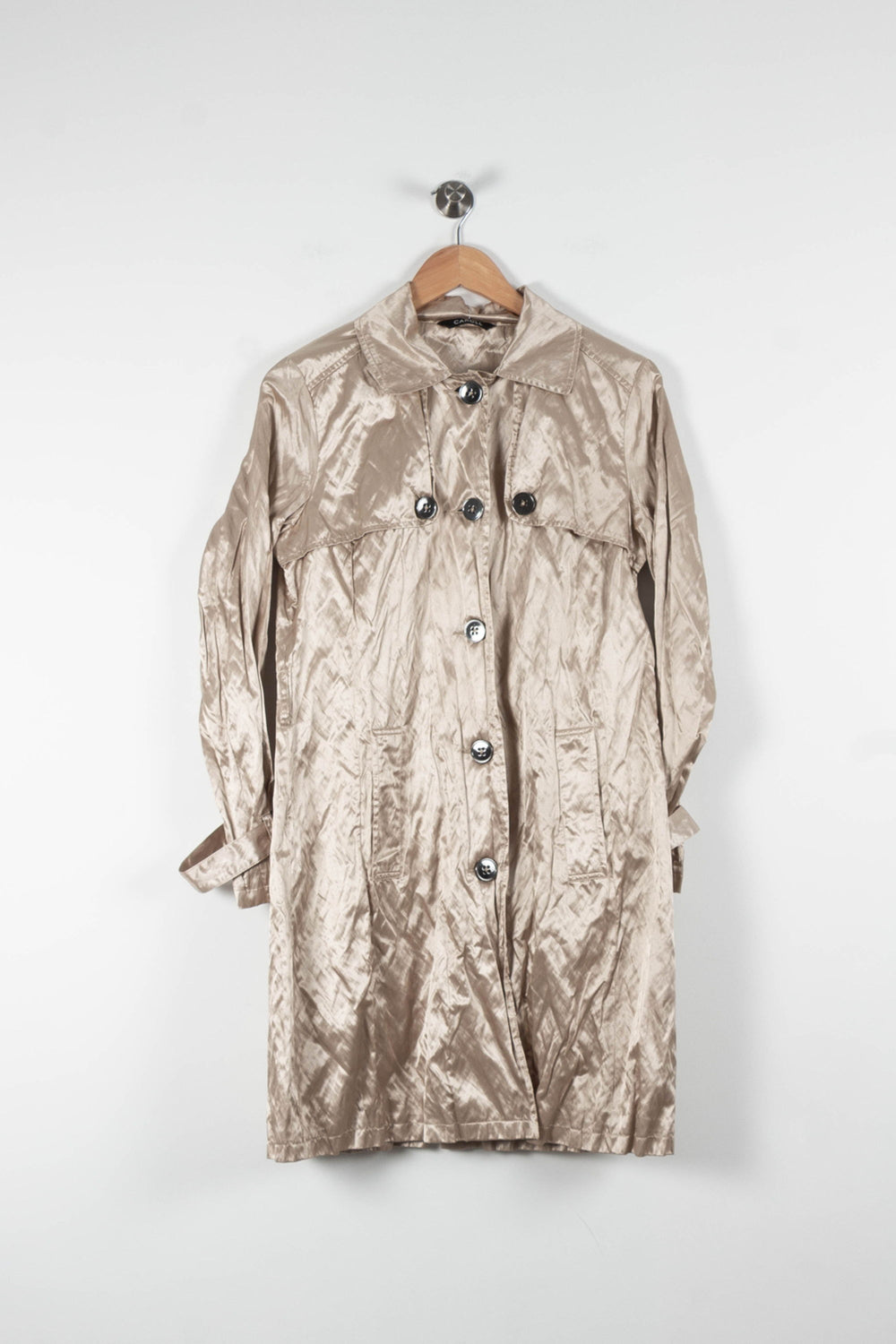 Trench Doré - Taille L/40 de la marque Caroll | PARAD83830 - Vendu par Paradigme - Image 2